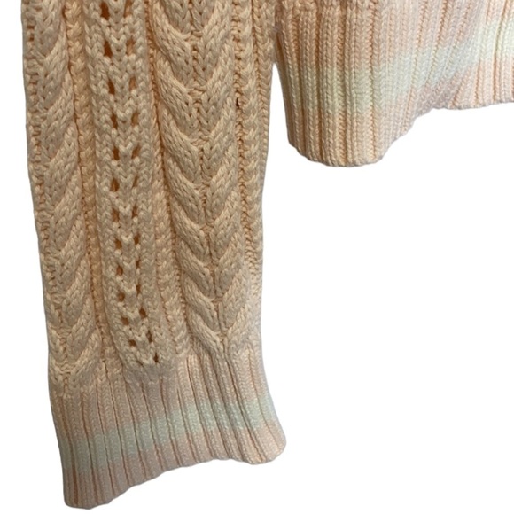 Lauren Ralph Lauren Pink Blush Striped Light Academia Sweater - Picture 5 of 9